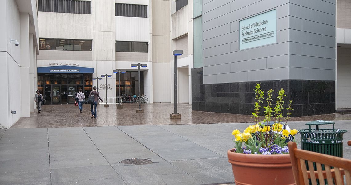 Ross Hall courtyard